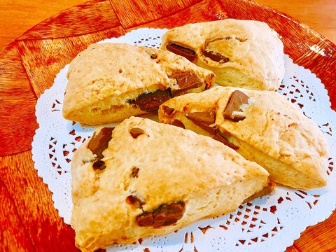 牛乳バターいらず★超簡単スコーン